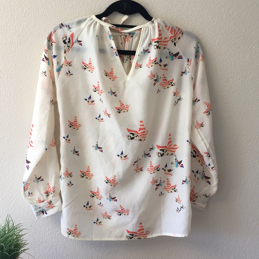 🎟 Singwing White Bird Blouse